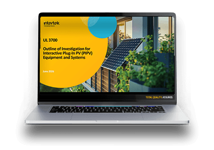 UL 3700 Outline of Investigation for  Interactive Plug-In PV (PIPV)  Equipment and Systems Webinar