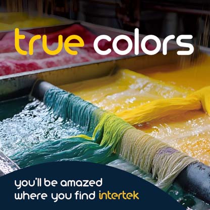 Raw fabric being dipped in coloring